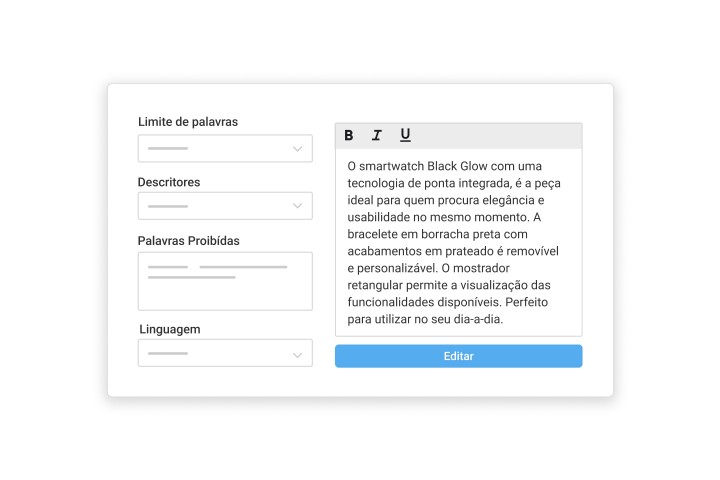 Utilize para ver mais